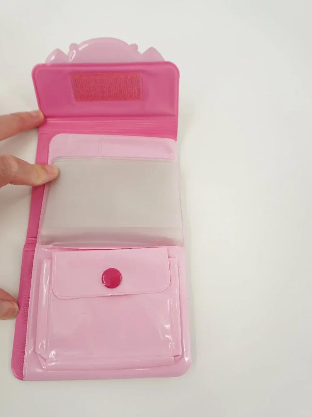 Vintage Sanrio Hello Kitty Tri-Fold Wallet 2011 Pink Cupcake